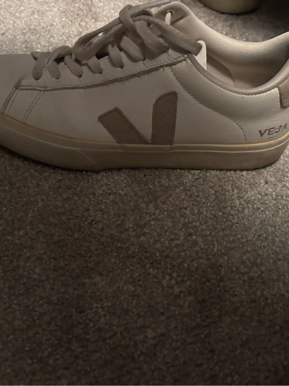 Veja Women’s Low-Top Sneaker in Off-White  Size 9